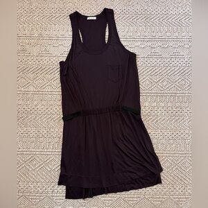 ALC Plum Drop waist dress